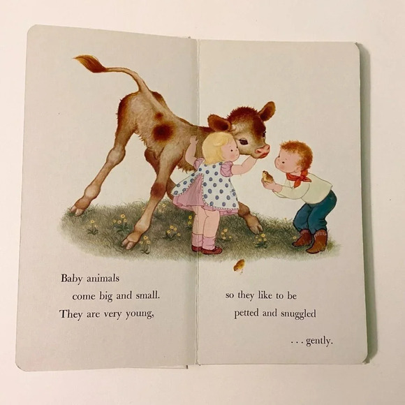 Vintage 1980 Baby Animals Book by Gyo Fujikawa  Grosset and Dunlap Japan - Picture 8 of 11